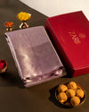 Pastel Purple Pure Tissue Silk Saree with Diamond Motifs and Rich Pallu