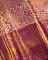 Purple Tissue Silk Saree with Intricate Weave, Border & Rich Pallu