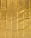 Lemon Yellow-Gold Tissue Pure Silk Saree with Diamond Weave & Turning Border