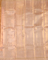 Baby Pink Pure Tissue Silk Saree with Intricate Detailing & Rich Pallu