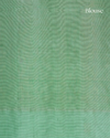 Pista Green & Antique Gold Pure Silk Saree with Zari Accents