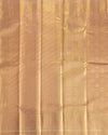 Peach Pure Tissue Silk Saree with Intricate Detailing & Rich Pallu