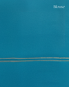 Teal Blue & Plum Purple Pure Silk Saree with Zari Motifs