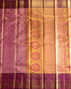 Pink and Purple Tissue Silk Saree with Intricate Weave & Rich Pallu