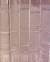 Pastel Purple Pure Tissue Silk Saree with Diamond Motifs and Rich Pallu