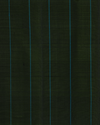 Deep Sea Blue Pure Handloom Silk Saree with Green Contrast Border & Striped Pallu