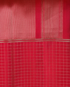 Navy Blue and Magenta Pure Silk Saree with Subtle Zari Weave