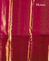 Pink and Red Tissue Silk Saree with Intricate Weave & Rich Pallu