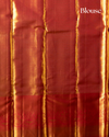Red and Gold Pure Tissue Silk Saree with Gold Brocade & Rich Pallu