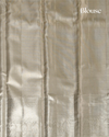 Light Gold Pure Tissue Silk Saree with Diamond Motifs & Rich Pallu