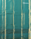 Pastel Blue Pure Tissue Silk Brocade Saree with Gold Zari & Rich Pallu