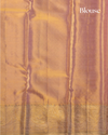 Baby Pink Pure Tissue Silk Saree with Intricate Detailing & Rich Pallu