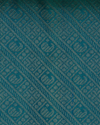 Teal and Red Checkered Pure Silk Saree with Zari Elegant Motifs