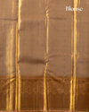 Gold Pure Tissue Silk Brocade Saree with Gold Zari & Rich Pallu