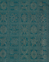 Teal Green & Vermilion Red Pure Silk Saree with Zari Butta