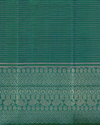 Emerald Green and Deep Violet Pure Silk Saree with Intricate Zari Work