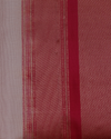 Red and Ivory Pure Silk Saree with Zari Border