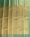 Green Pure Tissue Silk Brocade Saree with Broad Border and Rich Pallu