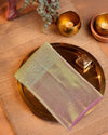 Peach Pure Silk Saree with Intricate Gold Brocade Body, Statement Border & Rich Pallu